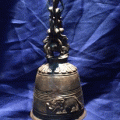 R099 Цѧ ͧͧҳ Antique Bronze Bell 