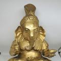 PT009 оԦ  ͷͧͧ Brass Ganesh  (Old green)