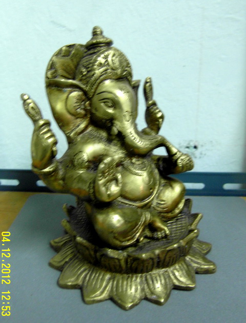 ٻҾ2 ͧԹ : PI004 оԦ ͷͧͧ  Brass Ganesh