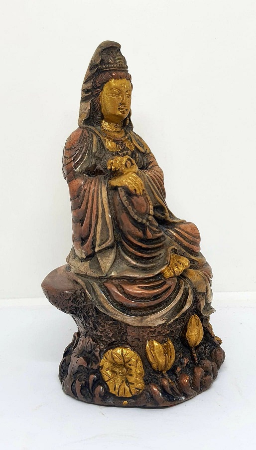 ٻҾ2 ͧԹ : TP037 ǹ ͷͧͧ Brass Guan Yin