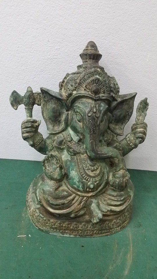 ٻҾ2 ͧԹ : PT036 оԦ ͷͧͧ Brass Ganesh (Black)