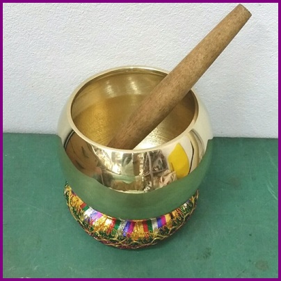 ٻҾ2 ͧԹ : S009 ѹີ 9.5 cm (ѹǴີ) Tibetan Singing Bowl 