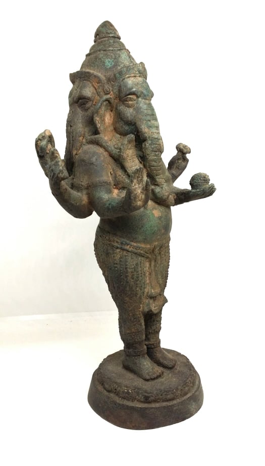 ٻҾ2 ͧԹ : PT021 оԦûҧ 3   ͷͧͧ Brass Ganesh