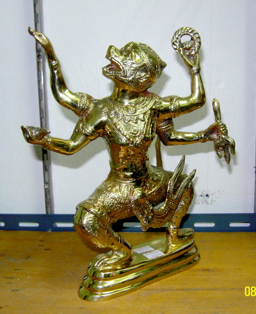 ٻҾ2 ͧԹ : TP006 ˹ҹ 4  Brass Hanuman