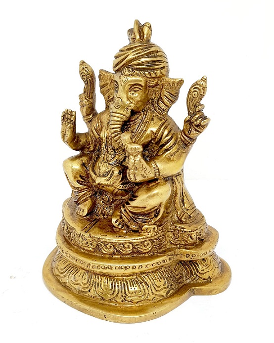 ٻҾ2 ͧԹ : PI045 оԦ ͷͧͧ Brass Ganesh 