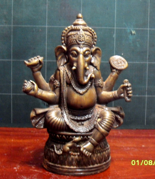 ٻҾ2 ͧԹ : PT017 оԦ  ͷͧͧ Brass Ganesh