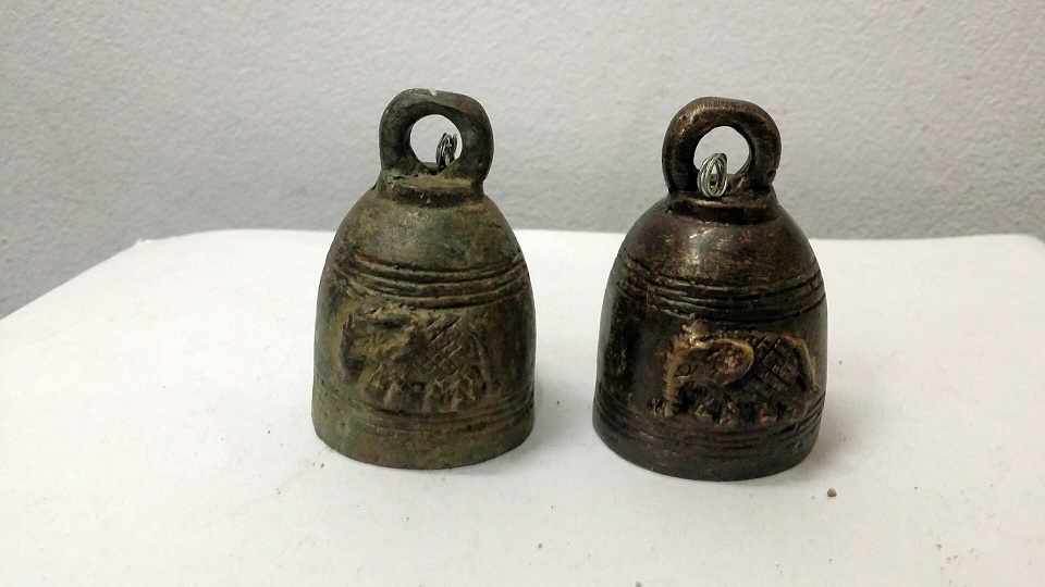 ٻҾ3 ͧԹ : R002 д ªҧ  Bronze Bell with Ancient Elephant design
