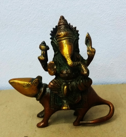 ٻҾ3 ͧԹ : PI068 оԦ ͷͧͧ Brass Ganesh 