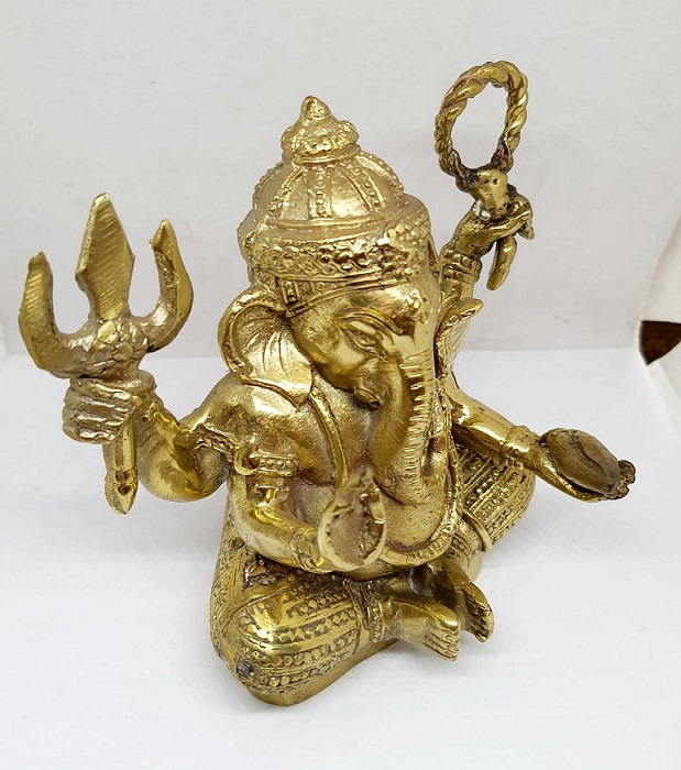ٻҾ3 ͧԹ : PT001 оԦ ͷͧͧ Brass Ganesh