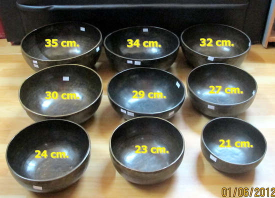 ٻҾ3 ͧԹ : S015 ѹǹͷີ 37cm(ѹǴີ) Tibetan Singing Bowl